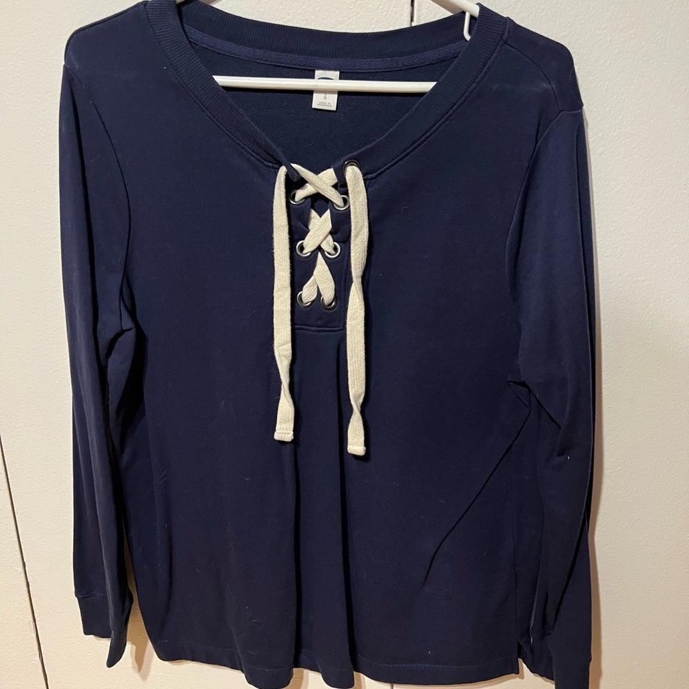 Lace-Up Old Navy Tee